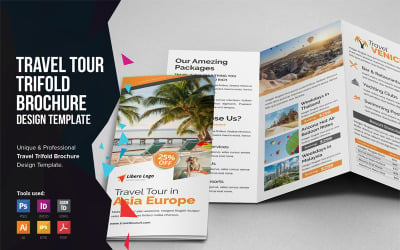 Peso - Travel Trifold Brochure - Corporate Identity Template