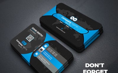 Professionelle moderne Visitenkarten - Corporate Identity Template