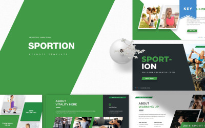 Sportion - szablon Keynote