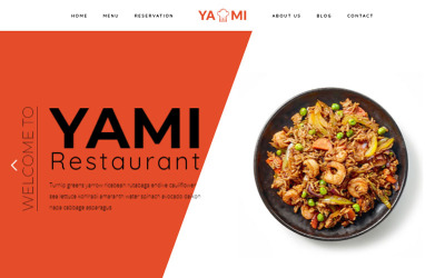 Yami - motyw WordPress Foods & Restaurant