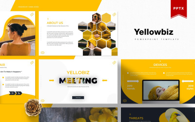 Yellowbiz | PowerPoint sablon