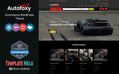 Autofoxy - Тема магазину автозапчастин WooCommerce