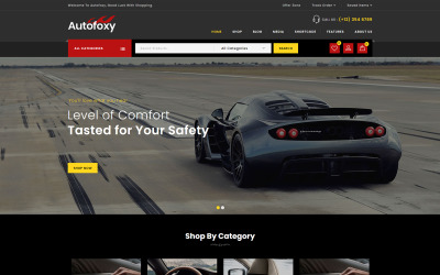 Autofoxy - Тема WooCommerce для магазина автозапчастей