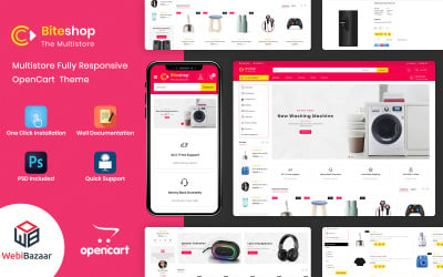 Biteshop - Electronic Store OpenCart Template
