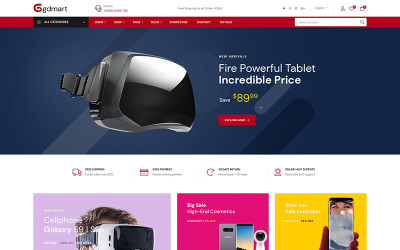 Gdmart - Tema WooCommerce online del supermercato