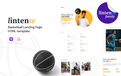 Lintense - Modello di pagina di destinazione all-in-one