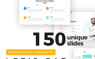 Mangiamo modello di presentazione PowerPoint