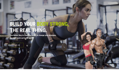 Zona de fitness - modelo de musa de ginástica e fitness