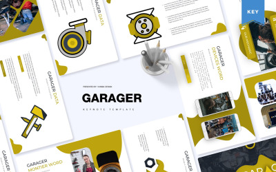 Garager - шаблон Keynote