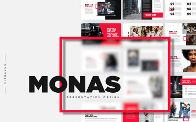 Monas PowerPoint šablona