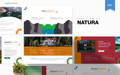 Natura - szablon Keynote