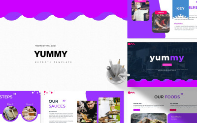 Yummy - шаблон Keynote