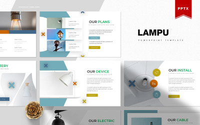 Lampu | Szablon programu PowerPoint