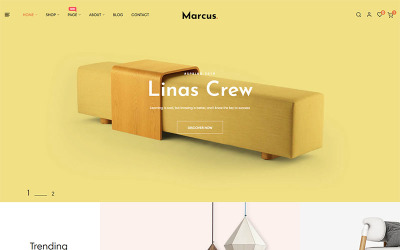 Marcus - Furniture &amp;amp; Home Decor PrestaShop Theme