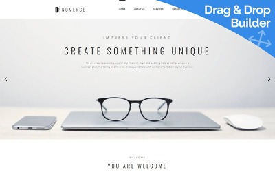 Moto CMS 3 šablona "Innomerce - Local Business Moto CMS 3 Template" #84998