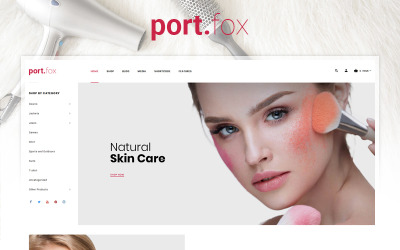 Portfox - Cosmetic Store WooCommerce Theme