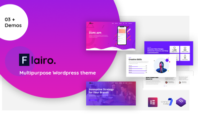 Responsive Flairo - Responsive Wordpress #84926