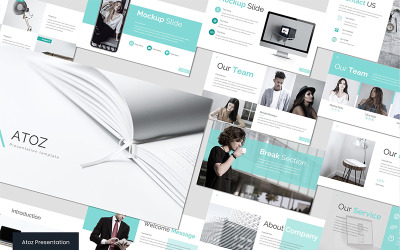 Atoz - Plantilla de PowerPoint