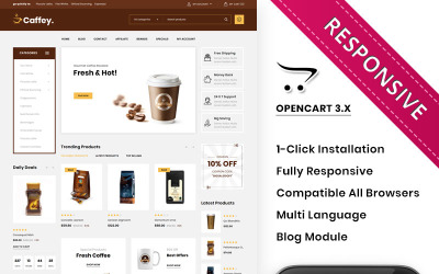 Caffey - Mega Coffee Shop OpenCart-mall