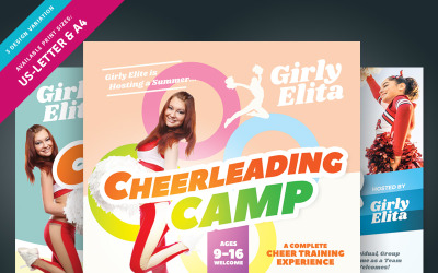 Cheer Camp Flyer - Corporate Identity Template