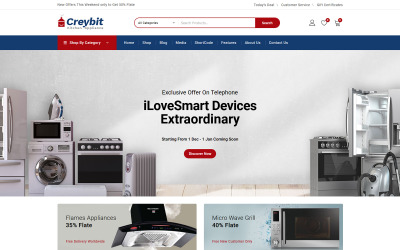 Creybit - Ev Aletleri WooCommerce Teması