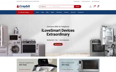 Creybit - motyw WooCommerce AGD