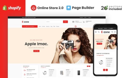Ezone Electronics Store Shopify Theme