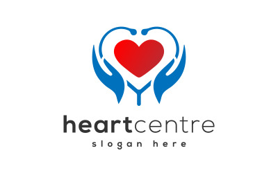 Logo-Design des medizinischen Herzzentrums