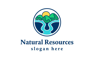 Naturresurser Outdoor Park Logotypdesign