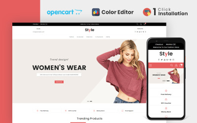 Style Fashion Opencart Template