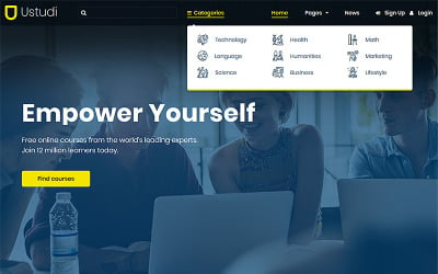 Ustudi - Online Courses Education and University WordPress Theme