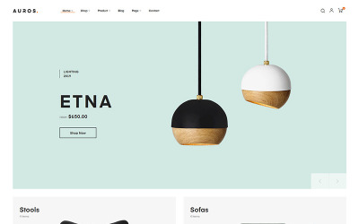 Auros - Furniture & Home Decor Tema PrestaShop №85129