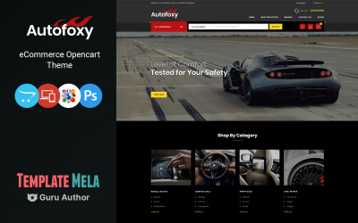 Autofoxy - Auto Spare Parts Shop OpenCart Template