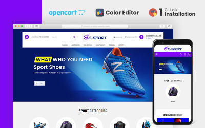 Esport Accessory Store OpenCart-mall