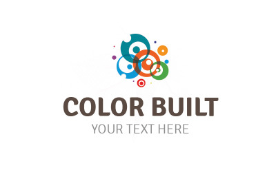 Plantilla de logotipo ColorBuilt