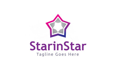 Plantilla de logotipo de StarinStar