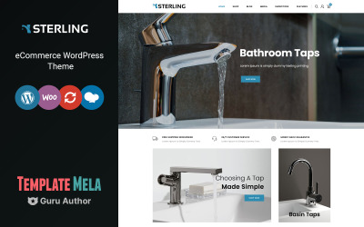 Sterling - Тема WooCommerce Аксессуары для ванных комнат