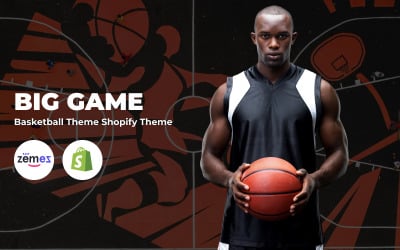 Big Game - Basketball Shopify-thema