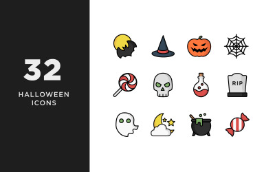 Illustrative Halloween Iconset #85220