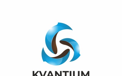 Kvantium - Abstract Rotation Logo Template