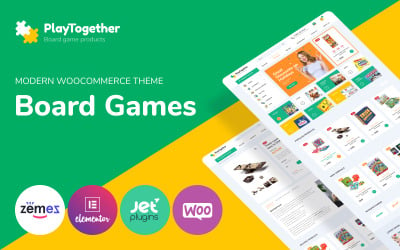 PlayTogether - Masa oyunları, Elementor WooCommerce Teması