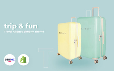 Trip &amp;amp; Fun - Shopify-thema van reisbureau