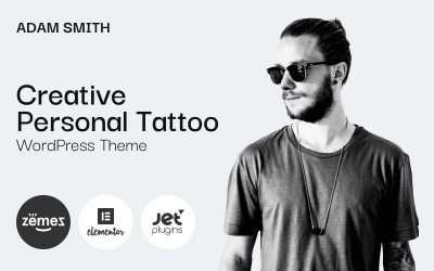Adam Smith - Tema WordPress Creativo Personal Tattoo Pro