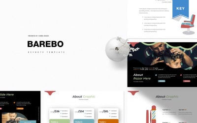 Barebo - шаблон Keynote