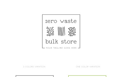 Bulk Food Store Logo Template
