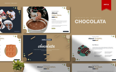 çikolata | PowerPoint şablonu