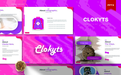 Clockyts | PowerPoint sablon