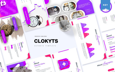 Clockyts - шаблон Keynote