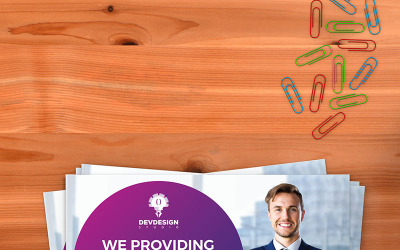 Devdesign Business Solution Flyer - mall för företagsidentitet