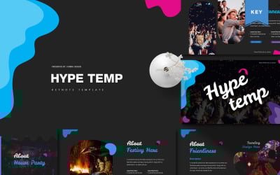 Hype - шаблон Keynote
